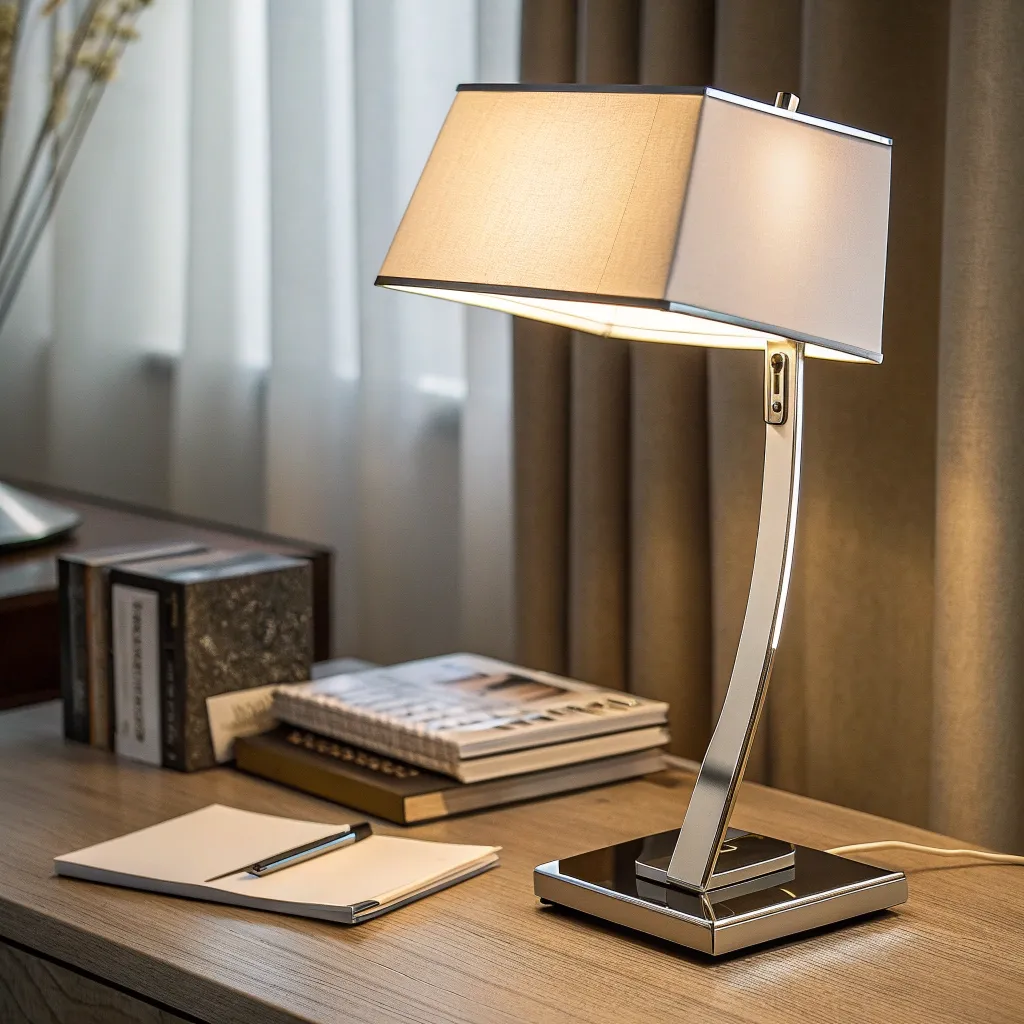 Modern desk lamp with sleek design